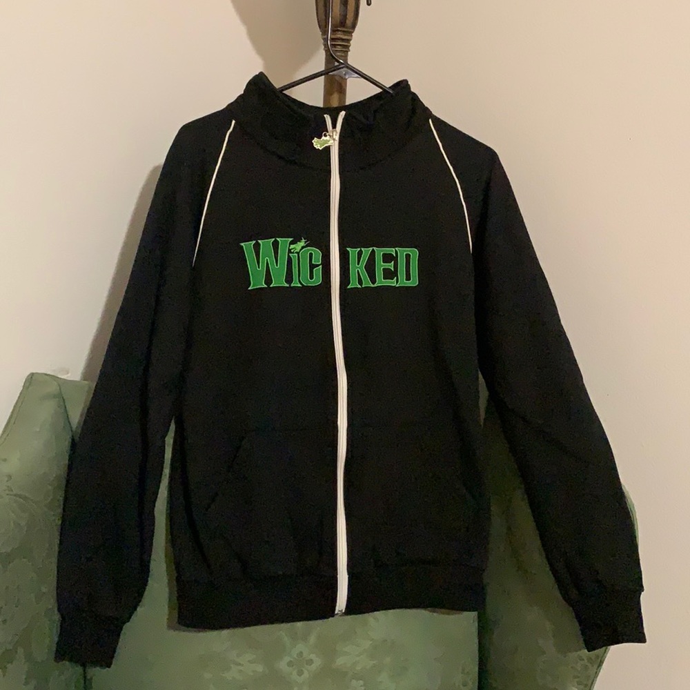 Wicked Broadway musical zipper sweatshirt hoodie
